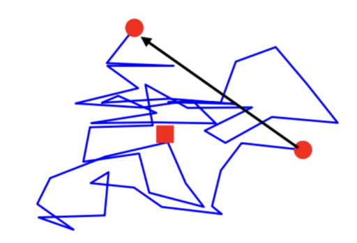 【図1】高分子のモデル